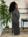 Makayla Textured Hoodie Skirt Set