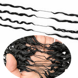 Kinky Straight Human Hair Feather Crochet