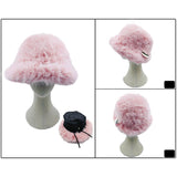 Fuzzy Faux Fur Bucket Hat