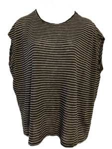 Angel Twisted Knot Back Striped Top