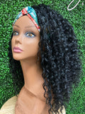 Cassye- Bohemian Box Braid Headband Wig- Synthetic Hair