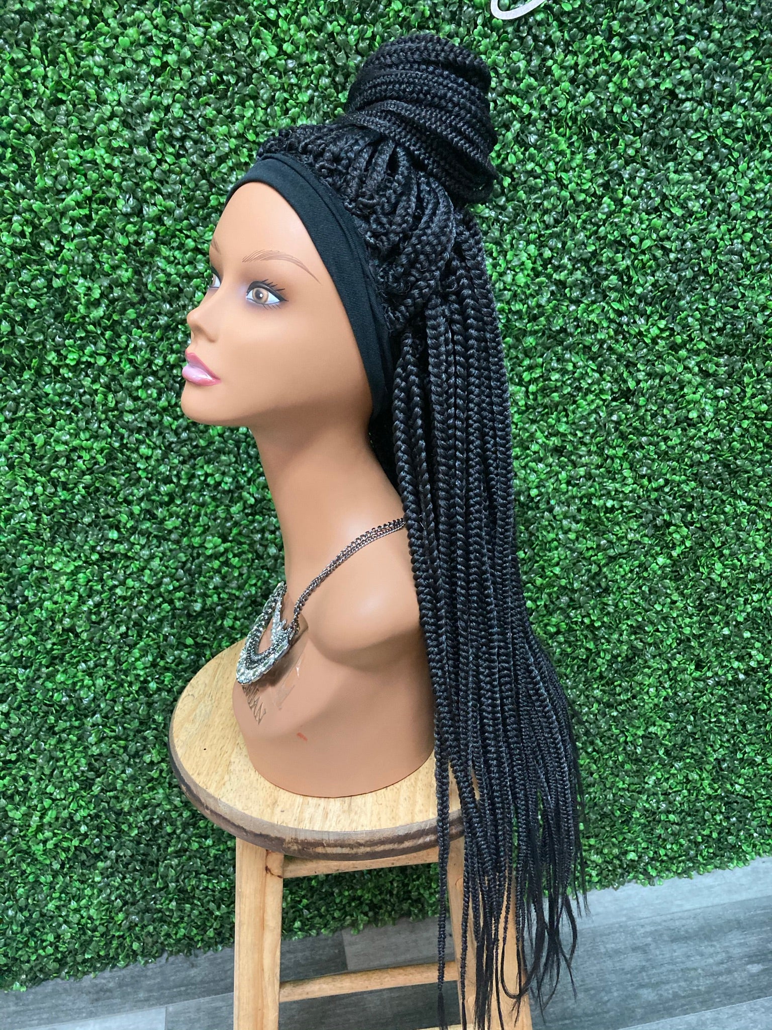 Braided on sale headband wigs
