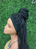 Nyah Half Up/ Half Down Braided Headband Wig- Synthetic Hair