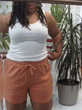 Sunni Plus Size Drawstring Shorts w/ Pockets