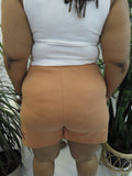 Sunni Plus Size Drawstring Shorts w/ Pockets