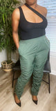 Tye Ruched Joggers with Pockets
